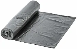 Мешки для мусора  90 л чёрные, 30 шт в рулоне, 75×70 см, Tesgo (12 шт/кор)