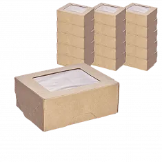 1EA OneBox коробка с окном  350мл [600шт] 80х100х40 