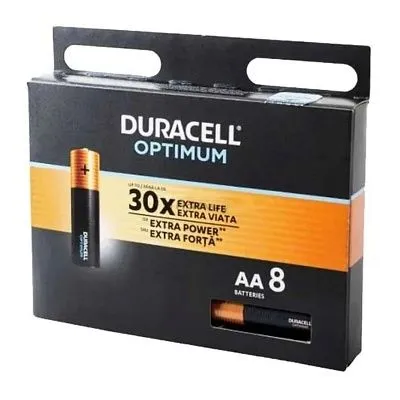 Батарейки АА - Duracell Optimum LR6 8шт Высокопроизводительные Бельгия