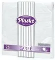 Plushe салфетки 33х33 Белые 2сл 25л - [30шт] с тиснением 