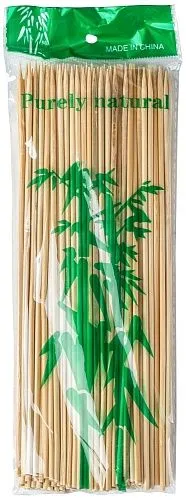 Стеки (шпажки) для шашлыка бамбуковые 30 см, 100 шт (100 уп/кор)