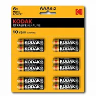 Батарейки ААА Kodak - 12шт отрывные