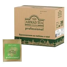 Чай Ahmad Tea травяной в пакетиках, мята и лимон «Минт Коктейль», 1,5 г, 300 шт