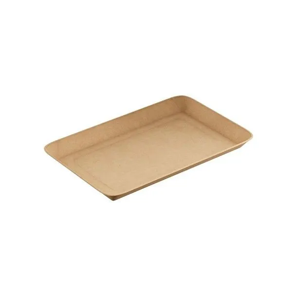 Спайка 1EA OnePlatter 350мл Лоток крафт - 25шт (22уп*кор)