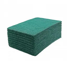 Абразив LM зелёный 22×15 см, 10 шт, плотность 750 г/м² (10 шт/кор)