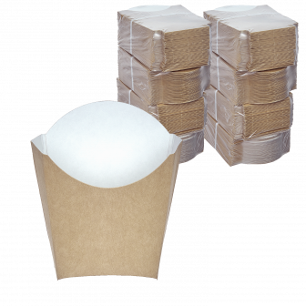 DE Fry коробка для картофеля фри M - 50шт (24уп*кор)