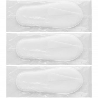 Тапочки Спанбонд подошва с точками - открытый мыс (100пар*кор)