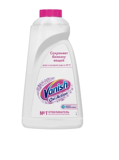 Vanish - 1л Пятновыводитель для белого (12шт*кор) Vanish - 1л Пятновыводитель для белого (12шт*кор)