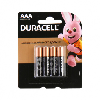 Батарейки ААА "Duracell" Extra (4шт)