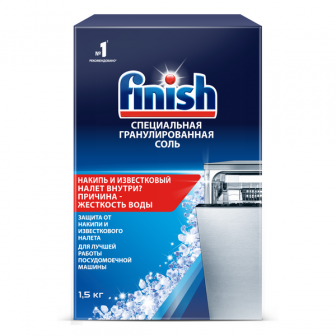 FINISH - Гранулированная Соль для ПМ 1,5кг (12шт*кор)