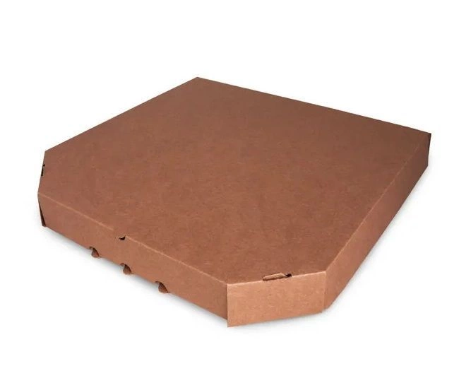 Коробка для пиццы 25х25 Крафт / Крафт микрогофра (100шт)