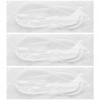 Тапочки эва-3 спанбонд - закрытый мыс (200пар*кор) мк