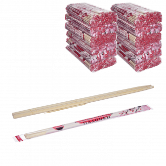 Палочки для ролл круглые в пленке - 100шт бамбуковые (30уп*кор)