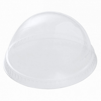Крышка для шейкера Купол без отверстия 50шт в упак (PET) ПолиЭР (20уп в кор)