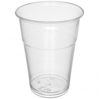 Стакан 200мл - 100шт пластиковый плотный (30уп*кор) PP 