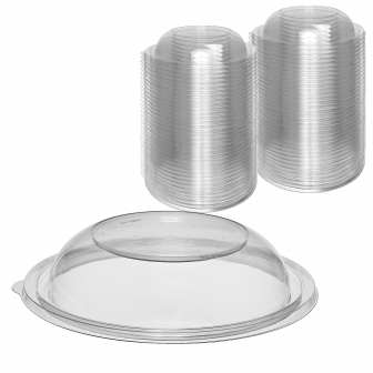 Спк-190к Крышка плоская прозрачная - [300шт] 