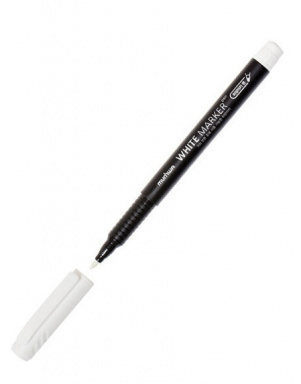 Маркер перманентный белый - 1мм WPM-05 MunHwa (10шт*кор)