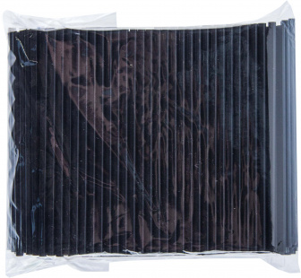 Трубочки прямые Мини 5х125мм - 400шт черные (50уп*кор)