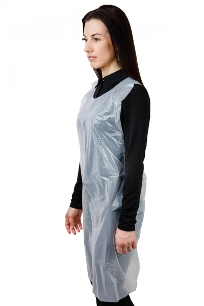 Фартук полиэтиленовый Стандарт 81х125см - 100шт МС (10уп в кор) Фартук полиэтиленовый Стандарт 81х125см - 100шт МС (10уп в кор)