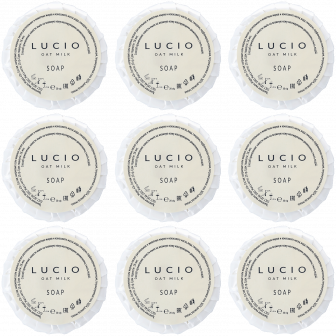 "Lucio" - 20гр мыло твердое в плиссе /500шт/