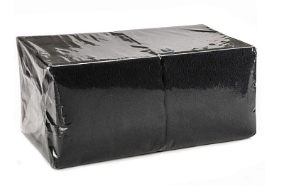 БигПак салфетки 24х24 Черные 1сл 400л - (18шт*кор)
