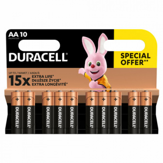 Батарейки АА - 10шт "Duracell" 