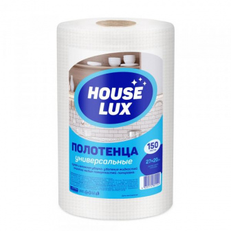 House Lux Салфетка в рулоне вискозная 27х20 -150л (12шт*кор) пл. 45г/м 
