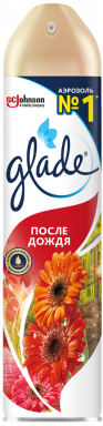 Освежитель воздуха "Glade" 300мл - после дождя (12шт*уп)
