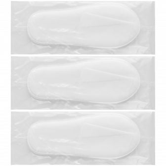 Тапочки Спанбонд подошва без точек - открытый мыс (100пар*кор)