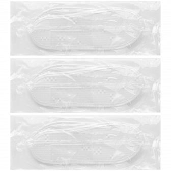 Тапочки эва-3 пвх - открытый мыс прозрачный (200пар*кор) мк