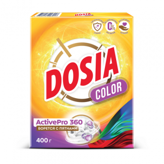 DOSIA - 400гр для Цветного, стиральный порошок (22шт*кор)