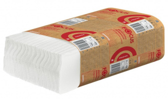 Focus полотенца бумажные Z слож. 2сл 200л - [12шт] лист 24х20см 