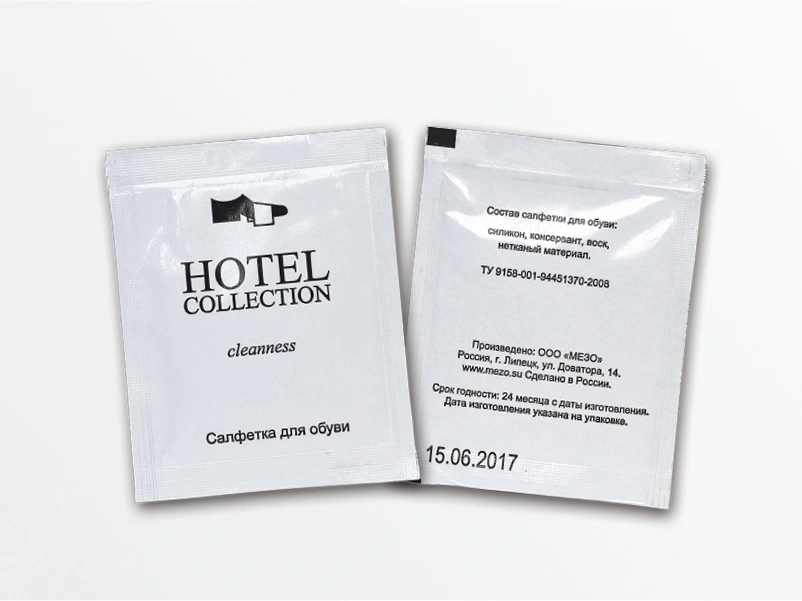 "Collection" салфетка для обуви /750шт/ "Collection" салфетка для обуви /750шт/