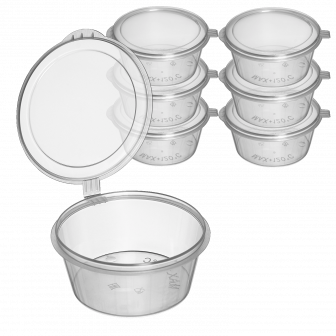 ВЗЛП С 50 Соусник 50мл - 80шт круглый с крышкой PP (15уп*кор) 