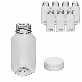 Бутылка + крышка  250мл - [100шт] Смузи PET 