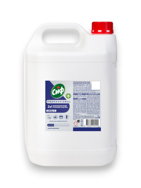 Сиф 2 в 1 Дезинфицирующее и моющее средство 5л, концентрат (2шт*кор)