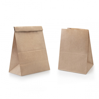 Пакет без ручек 180х120х290 - [1000шт] бумажный 50гр 