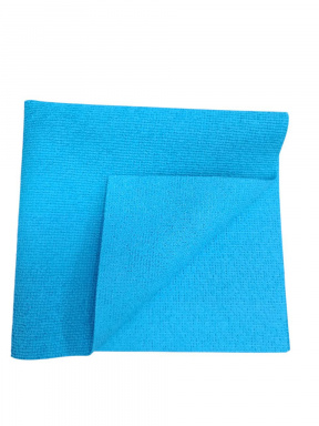 Салфетка полиуретановая голубая 40*37 пл. 230г/м