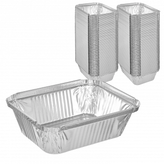 Алюминиевый контейнер  280мл - 100шт |  R3 134х103х35 (10уп*кор) 
