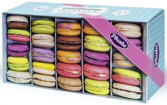 PLUSHE Салфетки в Цветной Коробке 2сл - 100л (35уп*кор) 