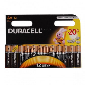 Батарейки АА "Duracell" (12шт)