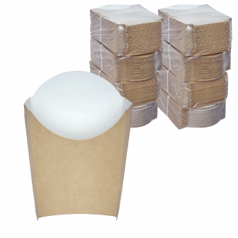 "DoECO" Fry - коробка для картофеля фри - L 50шт (20уп*кор) 