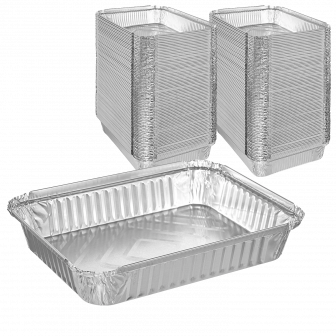 Алюминиевый контейнер 1100мл - 100шт | R29 225х175х35 (4уп*кор) 