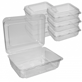 РК 80 Контейнер с крышкой 3100мл - [200шт] 238х172х85 