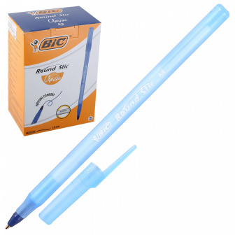 Ручка шариковая Round Stic Bic (10шт*кор)