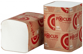 FOCUS Салфетки для Диспенсера 2сл /лист 23х17/ Focus 200л - [15шт] 