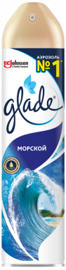 Освежитель воздуха "Glade" 300мл - морской (12шт*уп)
