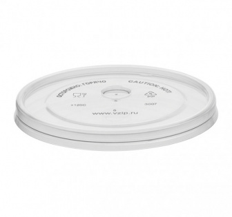 Bubble крышка плоская 50шт (20уп*кор) PET 