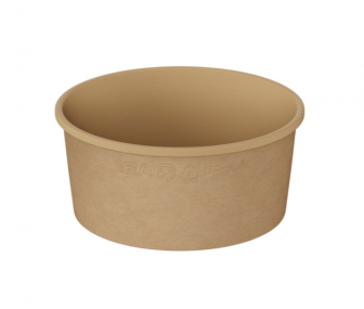 "1EA" OneBowl - супник 760мл картонный крафт 25шт (12уп*кор) 
