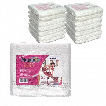 Тряпка для пола Милан 80х100 (20шт*кор) Тряпка для пола Милан 80х100 (20шт*кор)